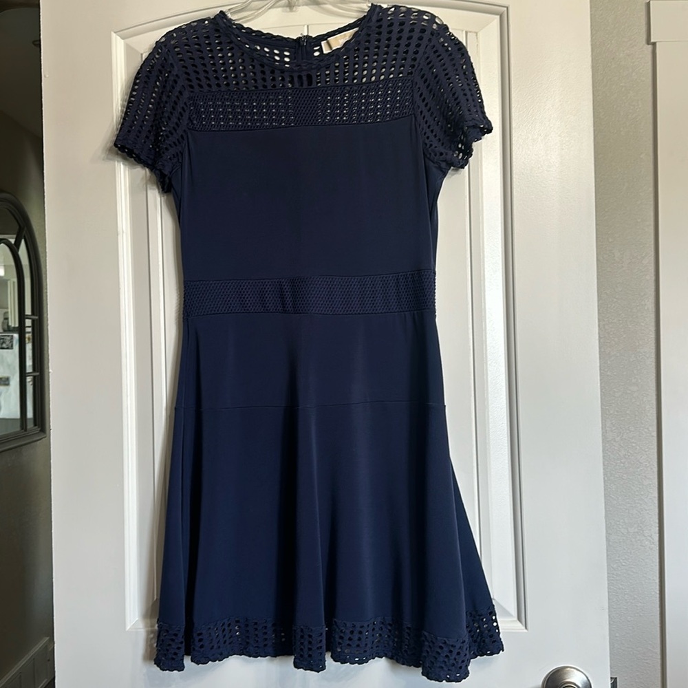 Michael Kors Navy Blue Dress - Large